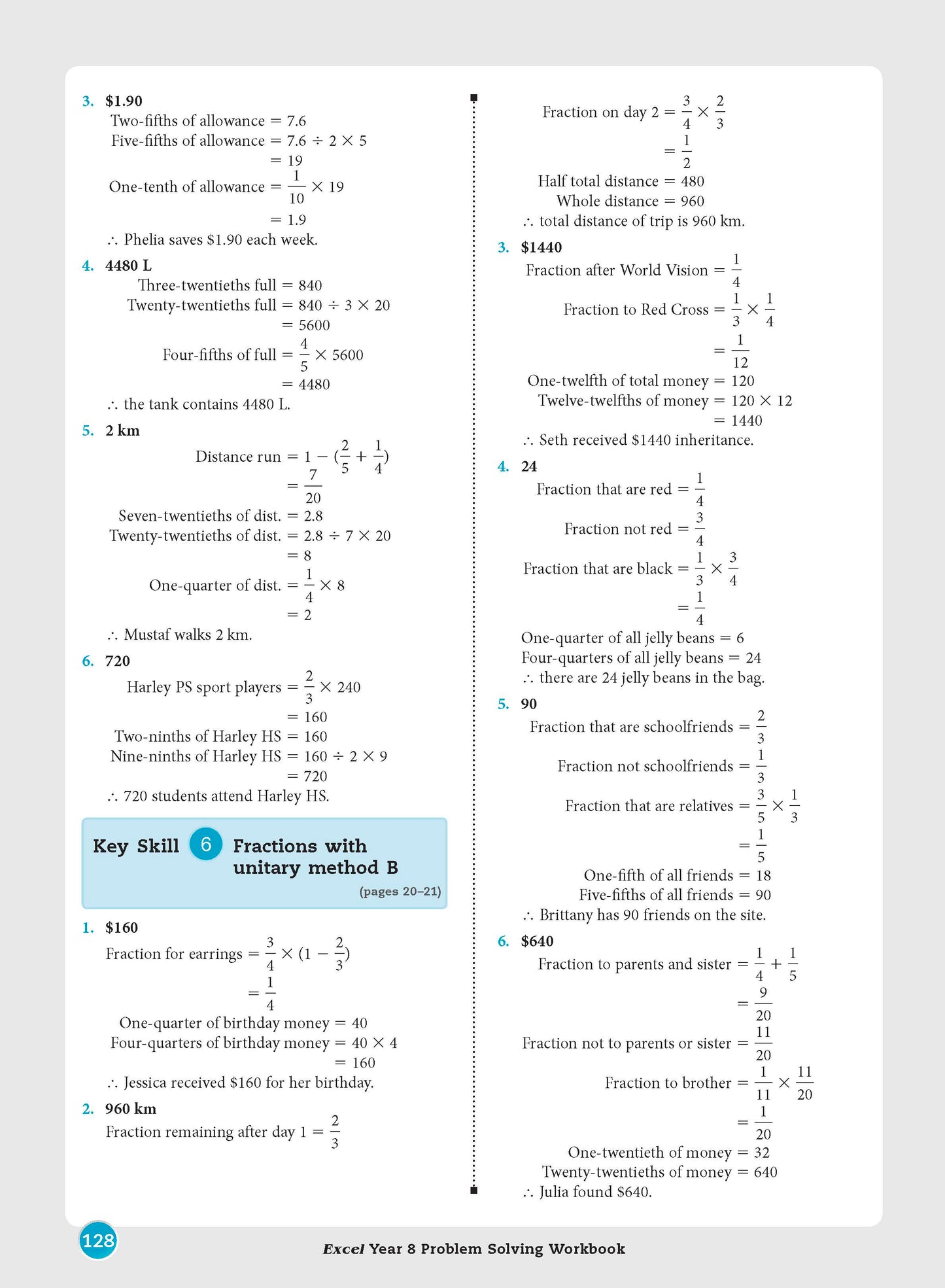 Excel Essential Skills - Problem Solving Workbook Year 8