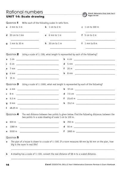 Excel Essential Skills - Mathematics Extension Revision and Exam Workbook Year 8