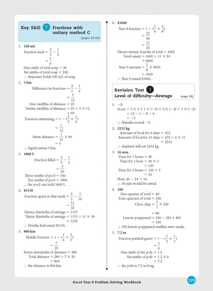 Excel Essential Skills - Problem Solving Workbook Year 8