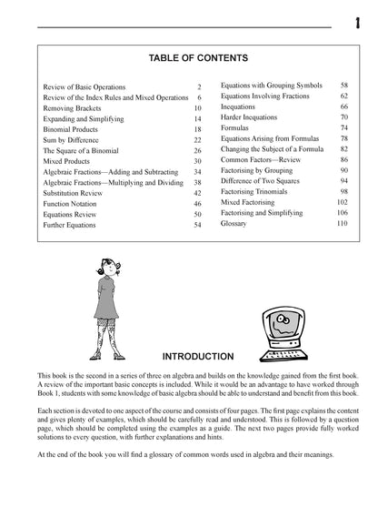 Excel Essential Skills - Algebra Book Pack Years 7-10