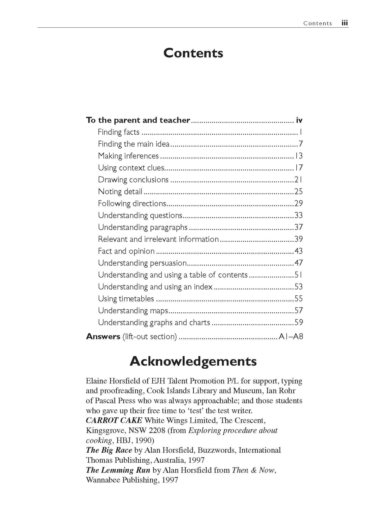 Excel Basic Skills - Comprehension and Written Expression Year 6