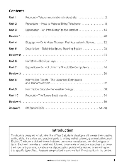 Excel Basic Skills English Book Pack Years 5-6