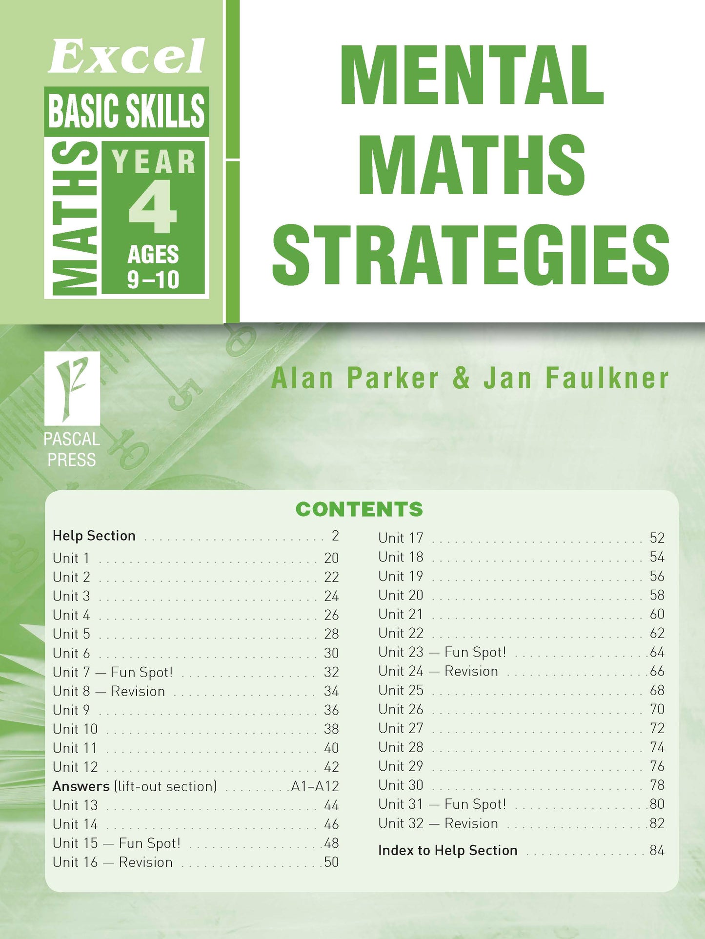 Excel Basic Skills - Mental Maths Strategies Year 4