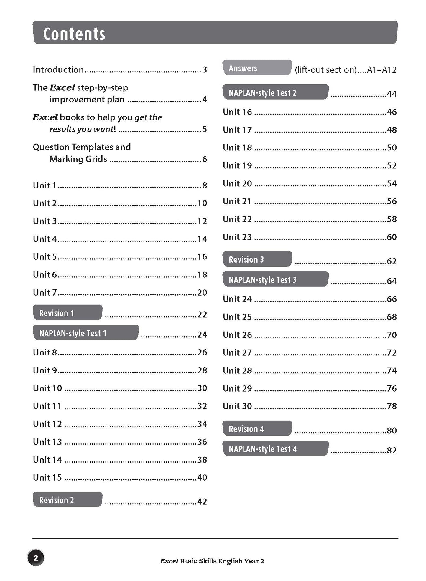 Excel Basic Skills - English Year 2