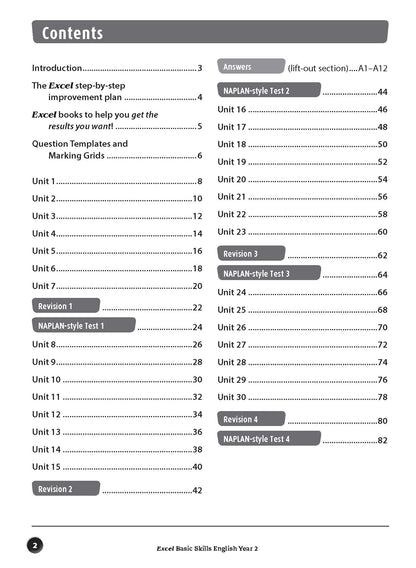 Excel Basic Skills - English Year 2