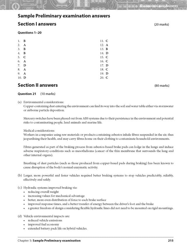 Excel HSC Year 11 Engineering Studies