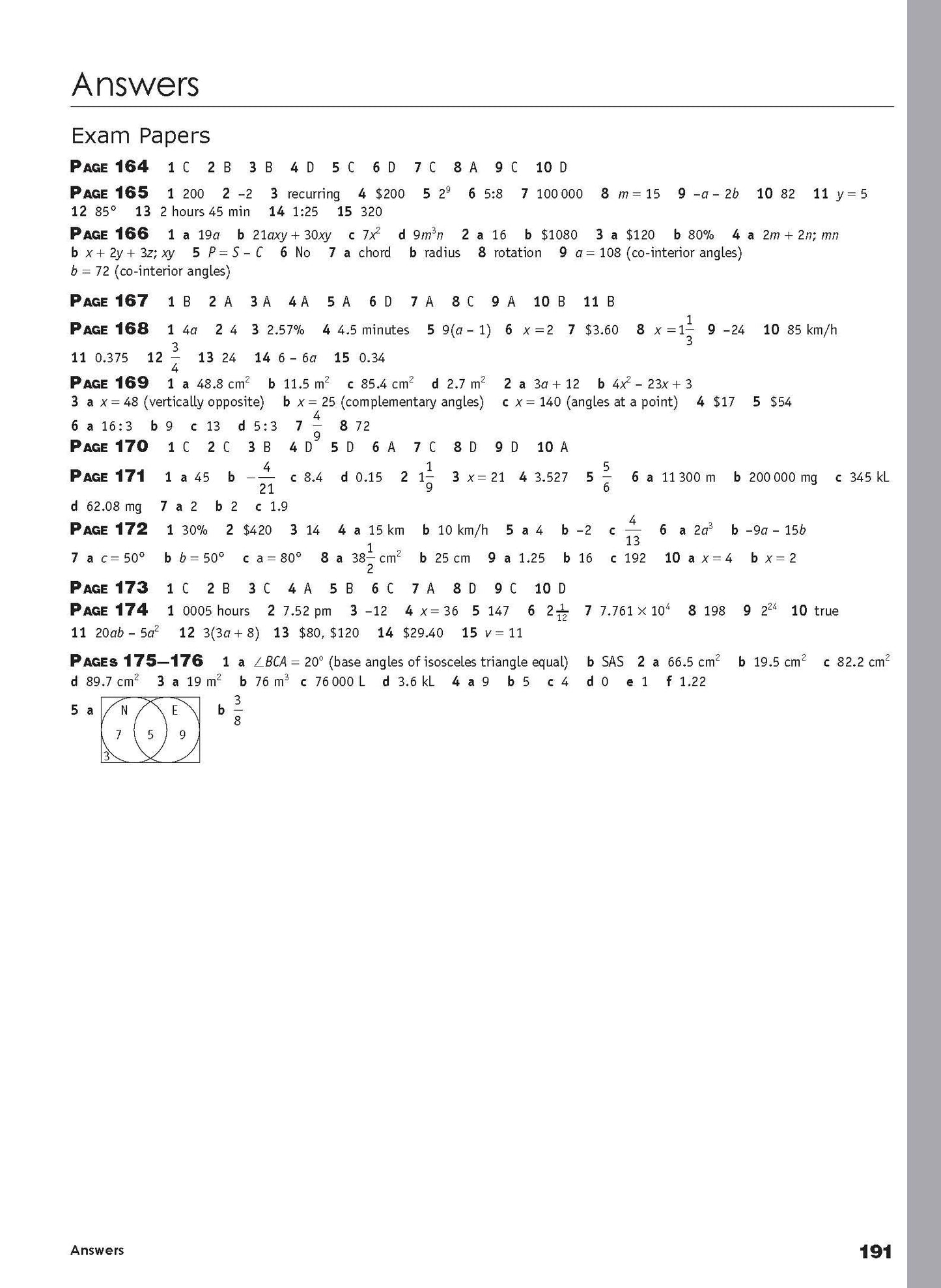 Excel Essential Skills - Mathematics Extension Revision and Exam Workbook Year 8