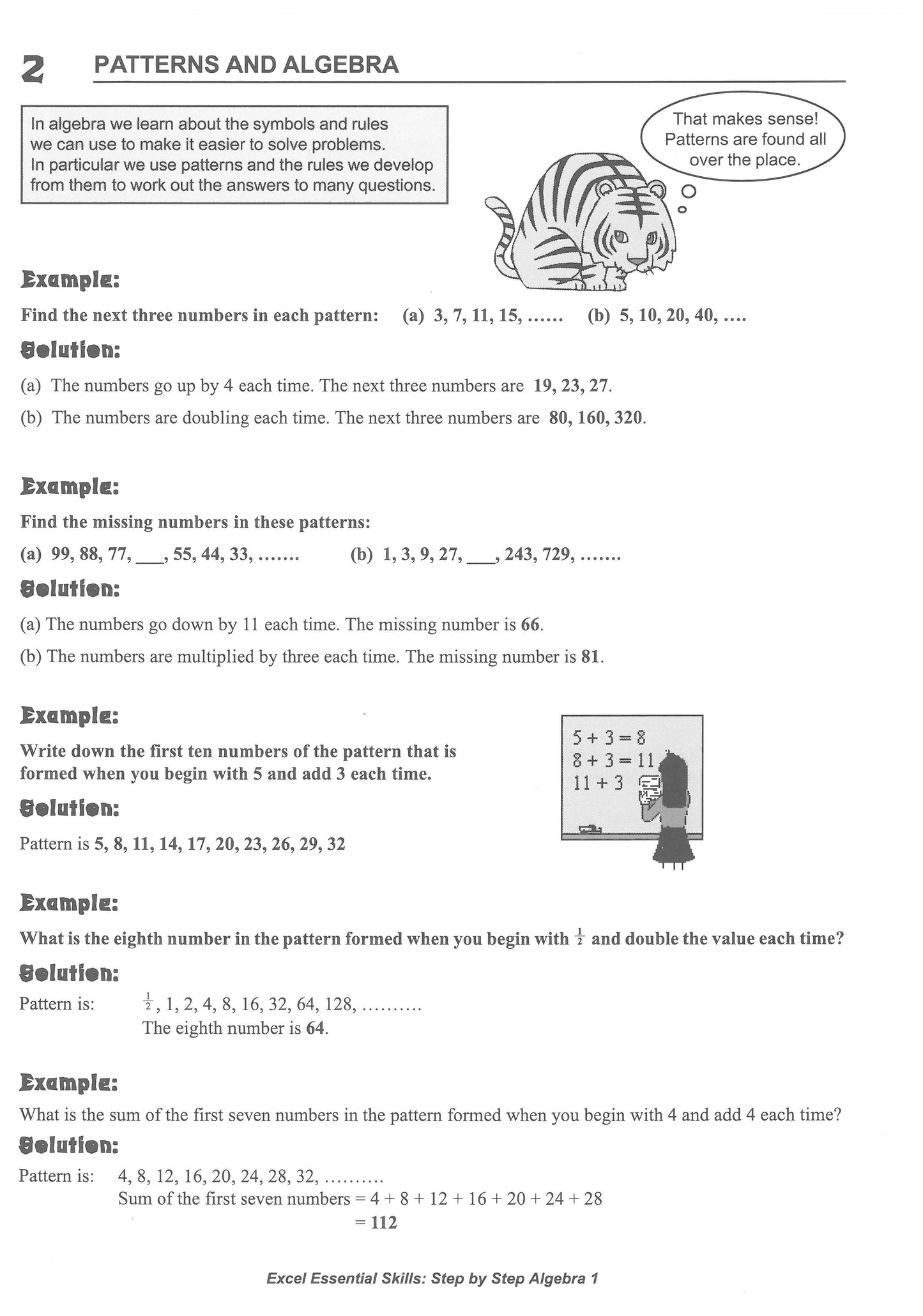 Excel Essential Skills - Algebra Book Pack Years 7-10