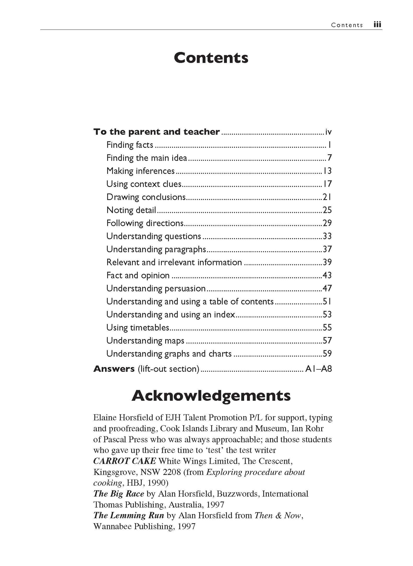 Excel Basic Skills - Comprehension and Written Expression Year 5