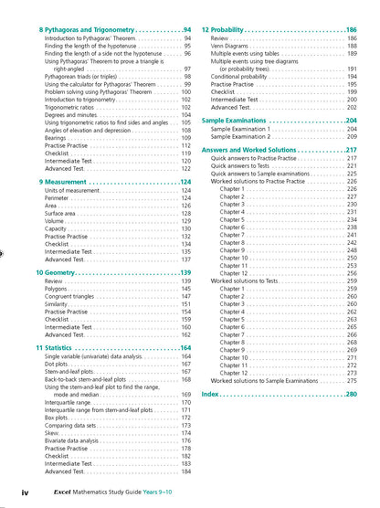 Excel Study Guide - Mathematics Years 9-10