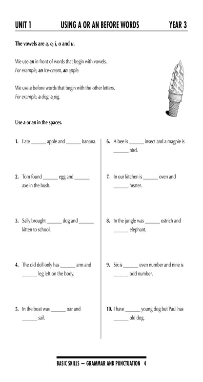 Excel Basic Skills English Book Pack Years 3-4