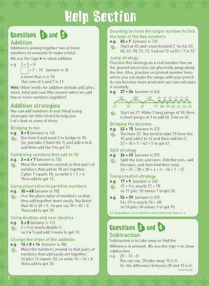 Excel Basic Skills - Mental Maths Strategies Year 4