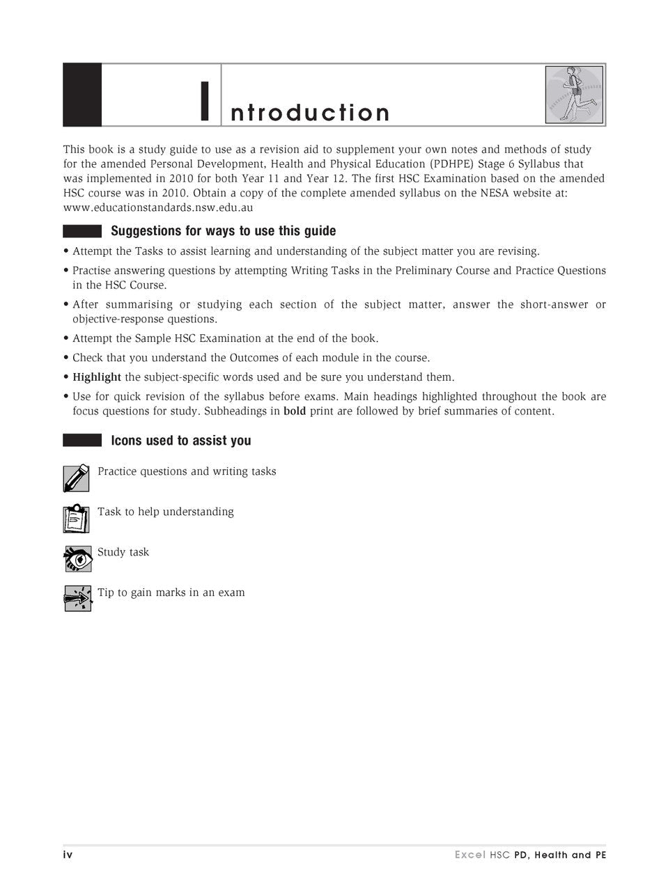 Excel HSC Year 11 and 12 PDHPE Study Guide