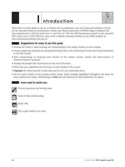 Excel HSC Year 11 and 12 PDHPE Study Guide