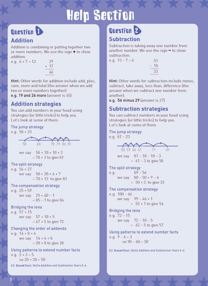 Excel Basic Skills - Mental Maths Strategies Year 6