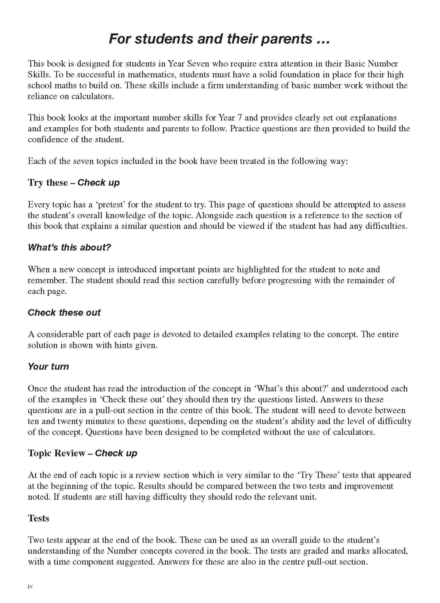 Excel Basic Skills - Whole Numbers, Decimals, Percentages and Fractions Year 7
