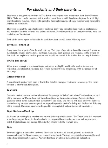 Excel Basic Skills - Whole Numbers, Decimals, Percentages and Fractions Year 7