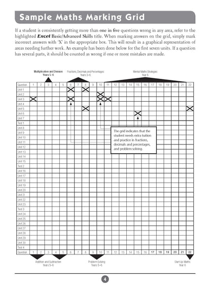 Excel Basic Skills - English and Mathematics Year 6