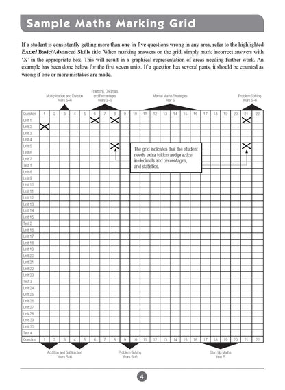 Excel Basic Skills - English and Mathematics Year 5