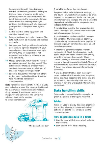 Excel Essential Skills - Science Revision Workbook Year 7