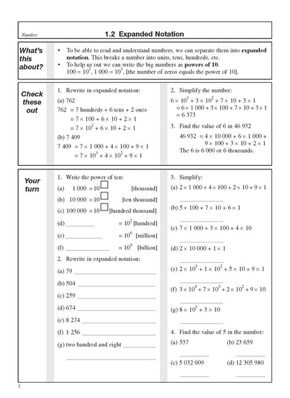 Excel Basic Skills - Whole Numbers, Decimals, Percentages and Fractions Year 7
