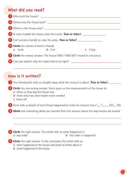 Excel Basic Skills - English Workbook Year 3