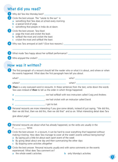 Excel Basic Skills - English Workbook Year 5