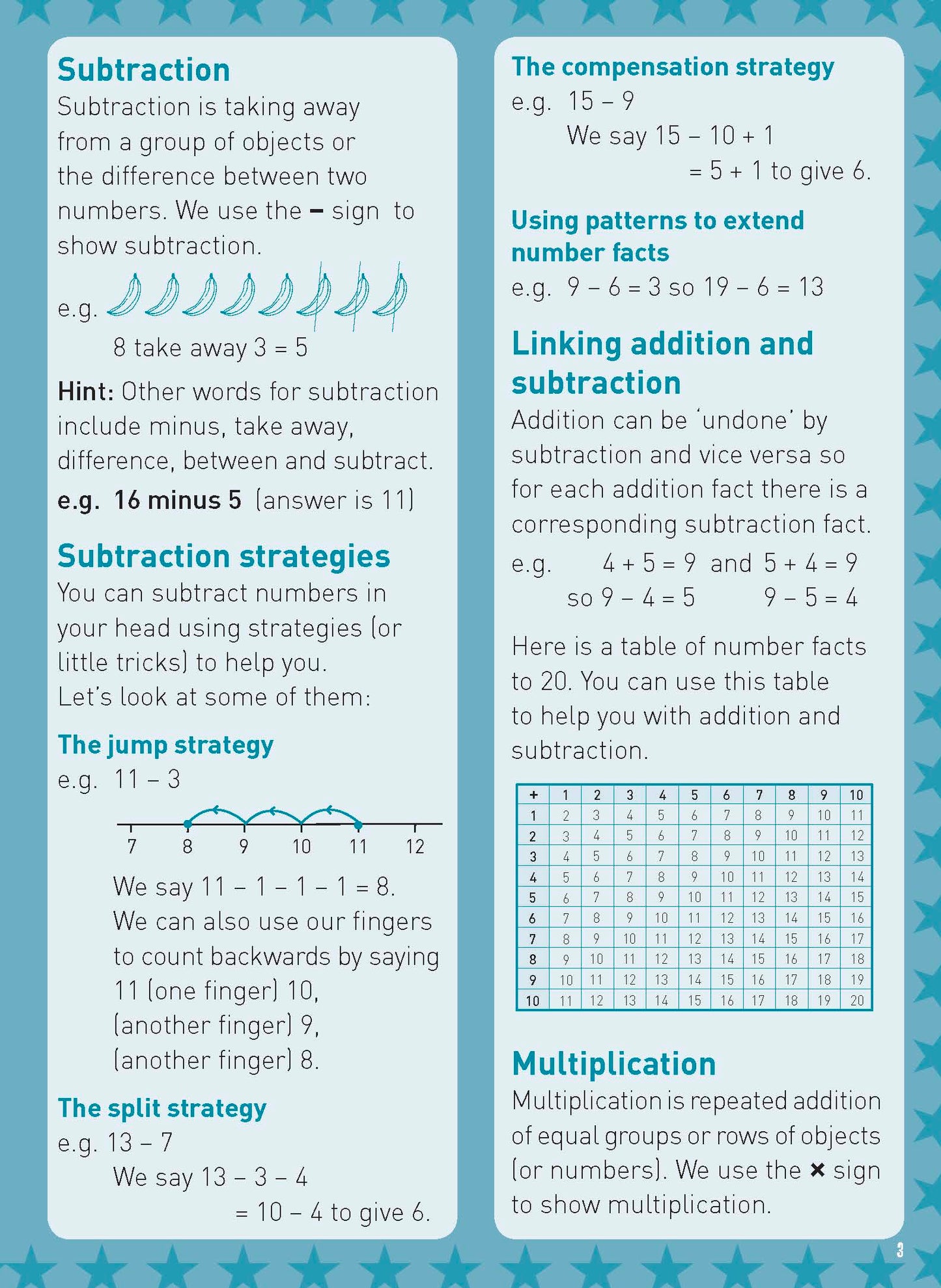 Excel Basic Skills - Mental Maths Strategies Year 2