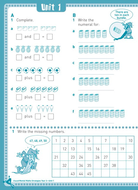 Excel Basic Skills - Mental Maths Strategies Year 2