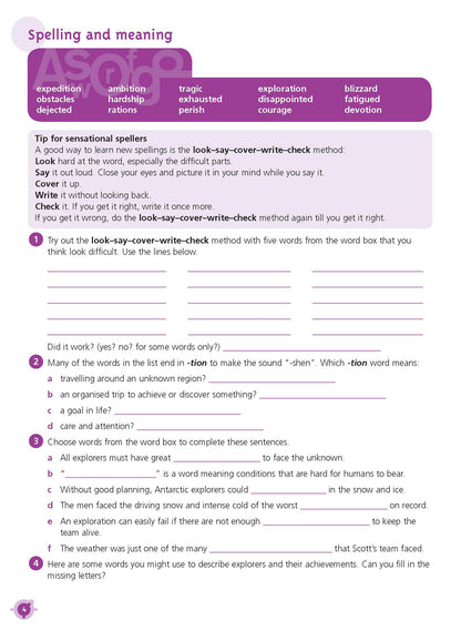 Excel Basic Skills - English Workbook Year 6