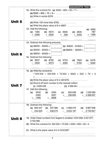 Excel Basic Skills - Addition and Subtraction Years 5-6