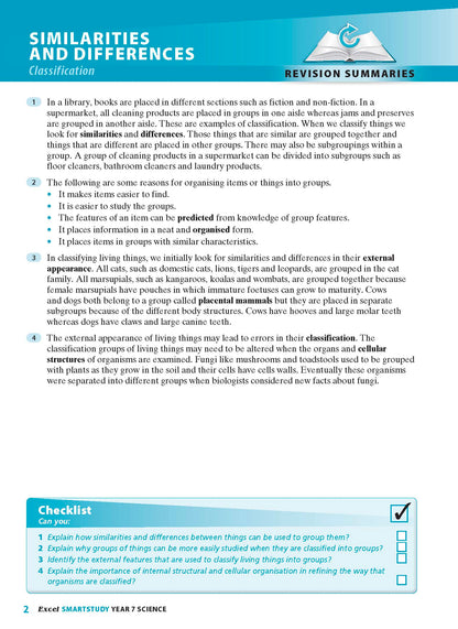 Excel SmartStudy - Science Year 7