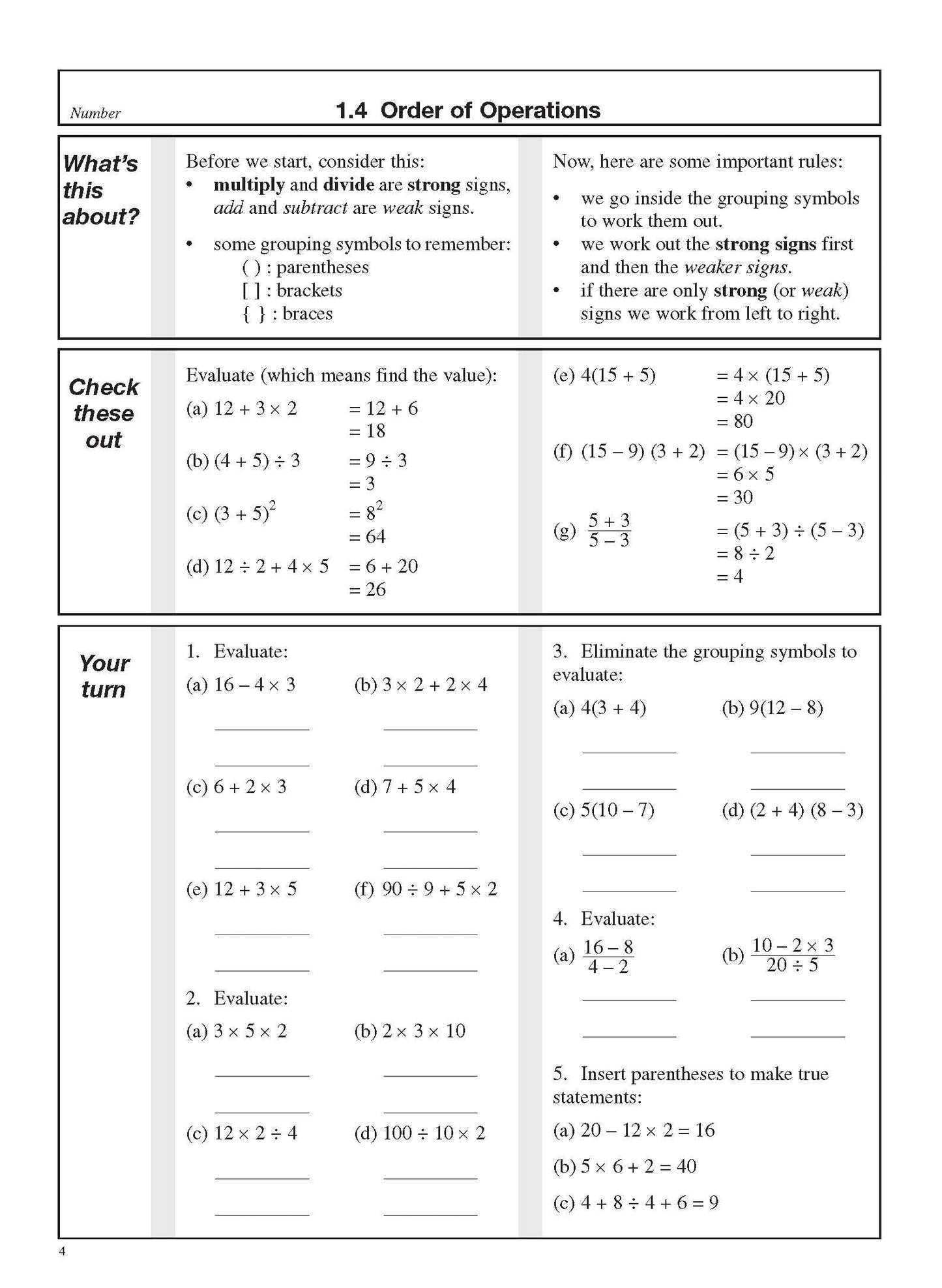 Excel Basic Skills - Whole Numbers, Decimals, Percentages and Fractions Year 7