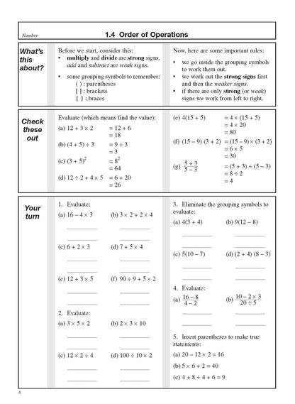 Excel Basic Skills - Whole Numbers, Decimals, Percentages and Fractions Year 7