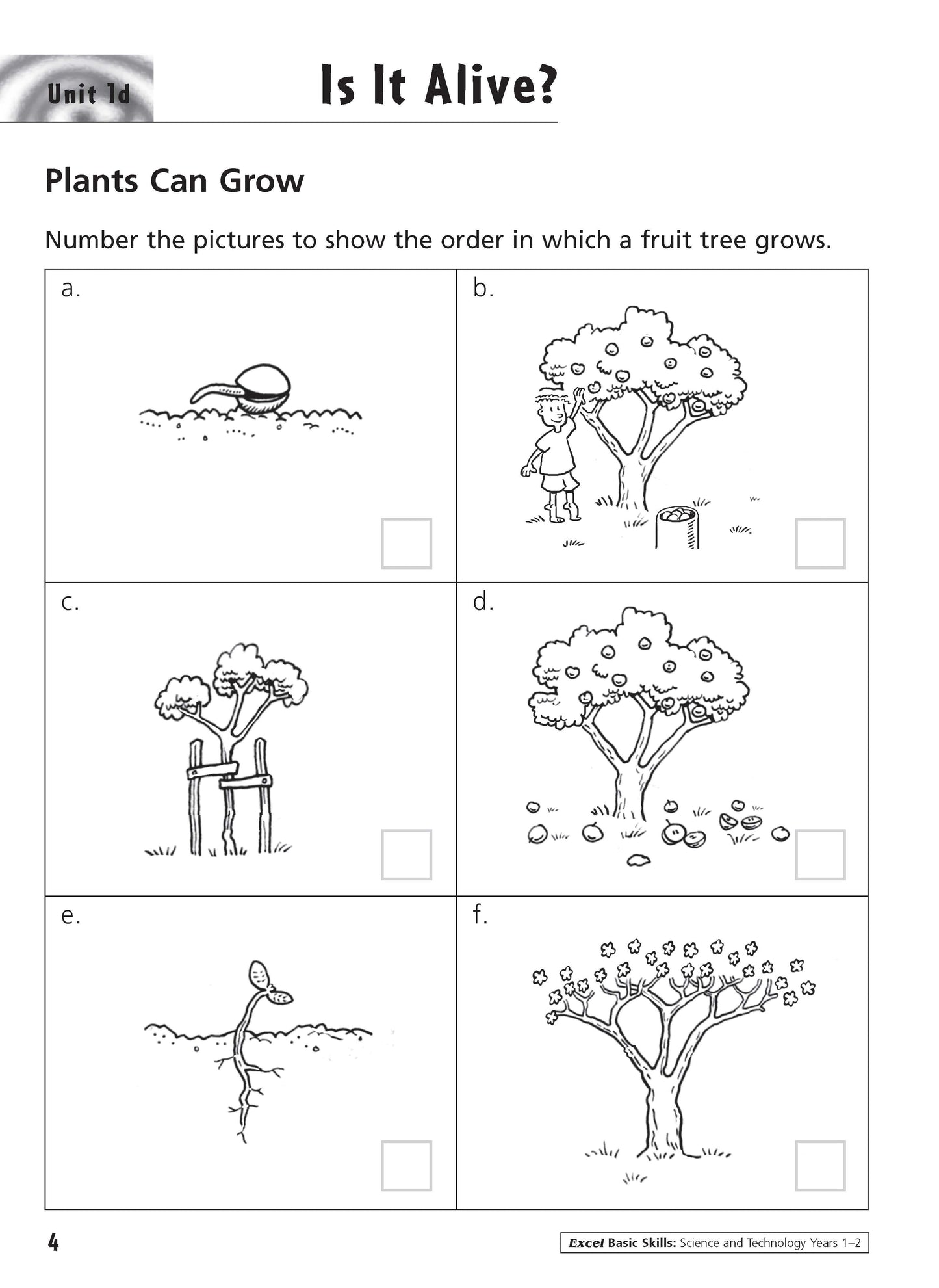 Excel Basic Skills - Science and Technology Years 1-2