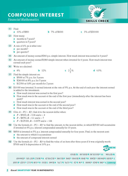 Excel SmartStudy - Mathematics Year 10