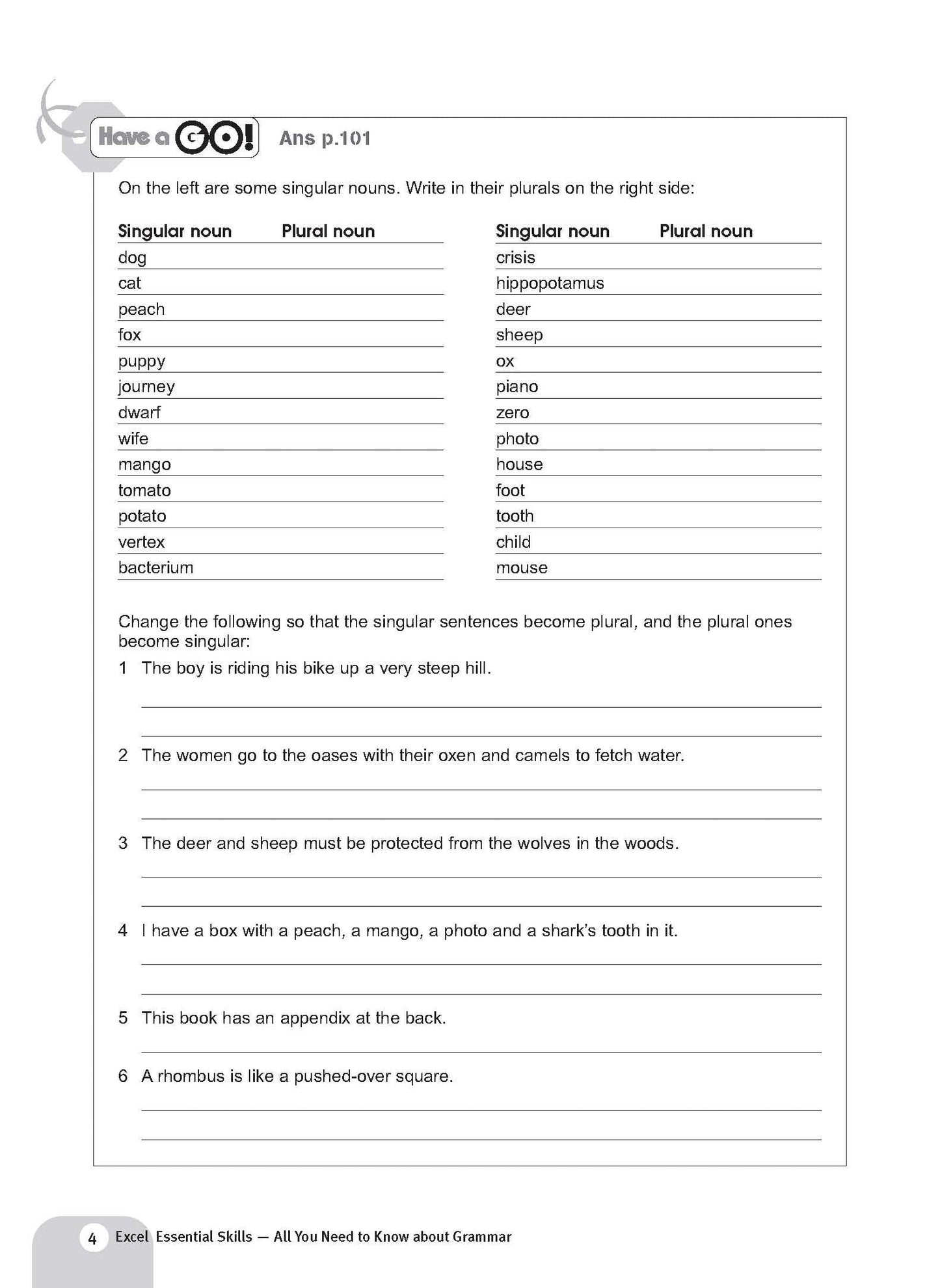 Excel Essential Skills - All You Need To Know About Grammar Years 7-10