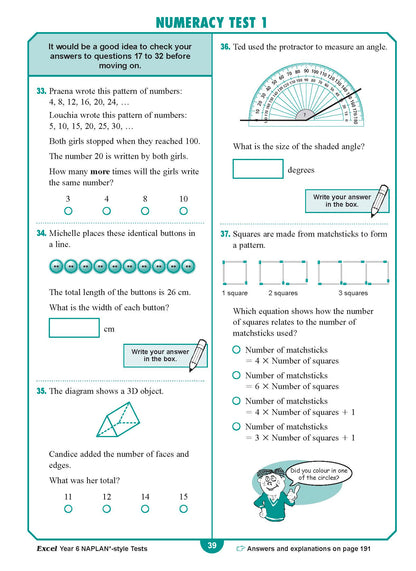 Excel Year 6 NAPLAN*-style Tests