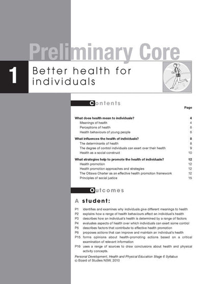 Excel HSC Year 11 and 12 PDHPE Study Guide