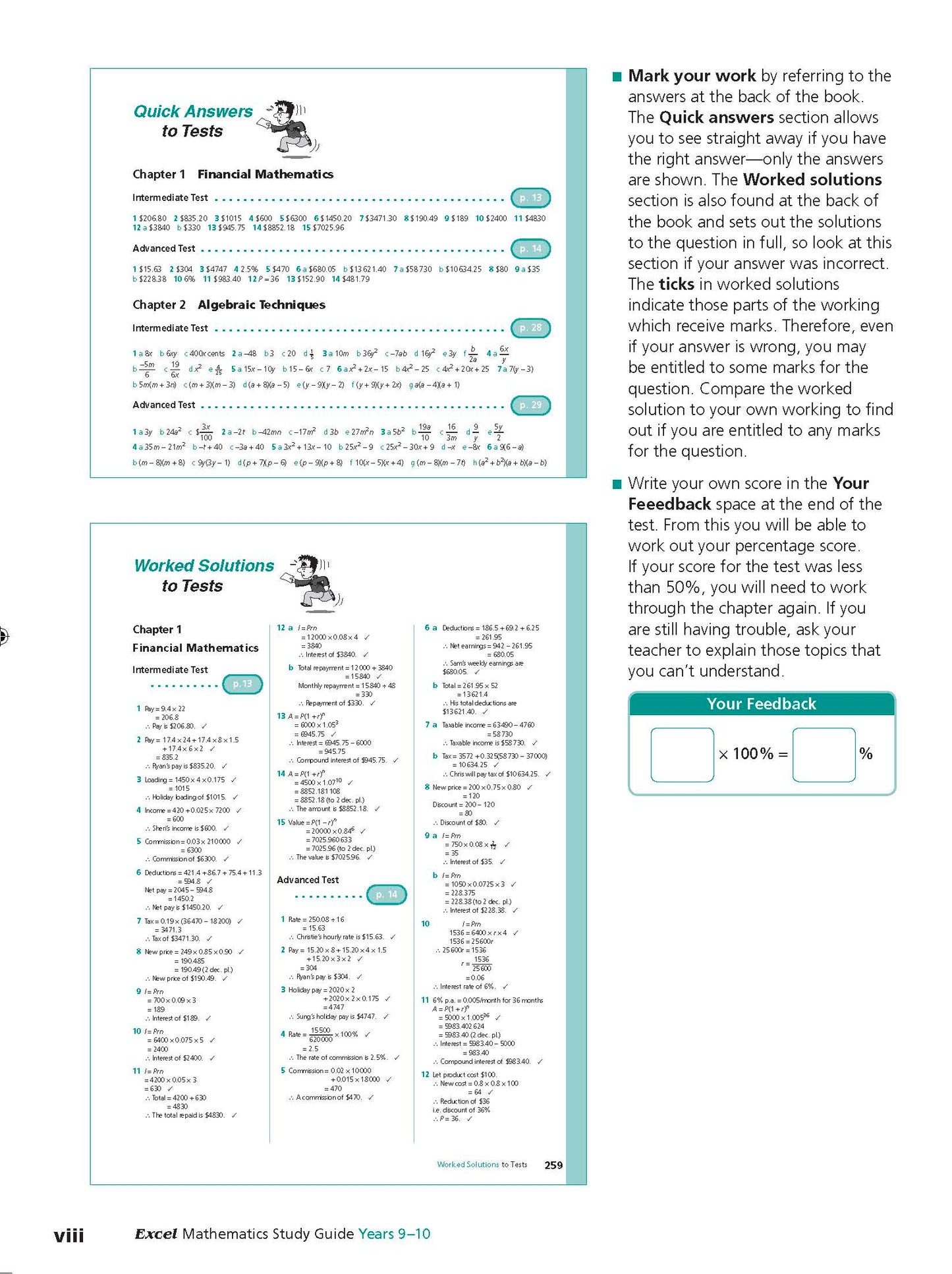 Excel Study Guide - Mathematics Years 9-10