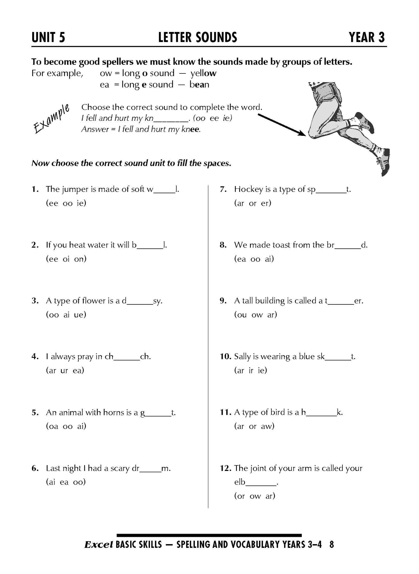 Excel Basic Skills - Spelling and Vocabulary Years 3-4