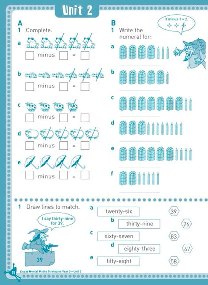 Excel Basic Skills - Mental Maths Strategies Year 2