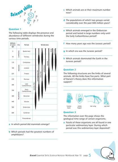 Excel Essential Skills - Science Revision Workbook Year 10