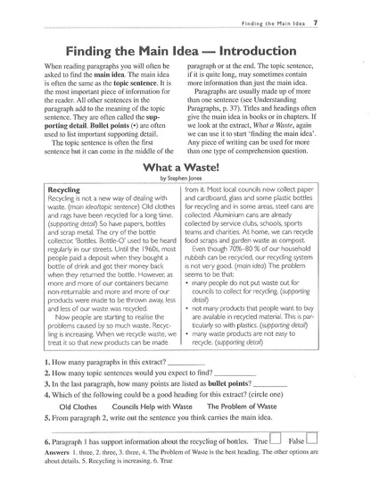 Excel Basic Skills - Comprehension and Written Expression Year 5