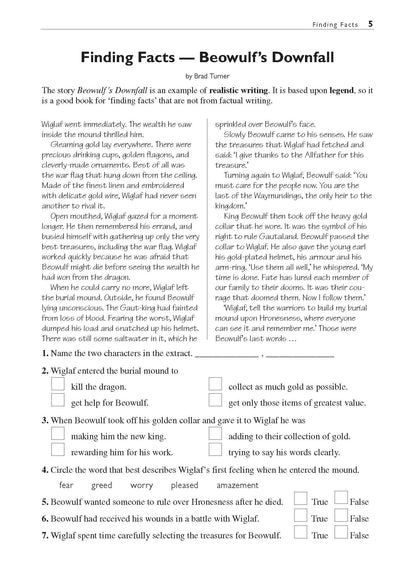 Excel Basic Skills - Comprehension and Written Expression Year 6