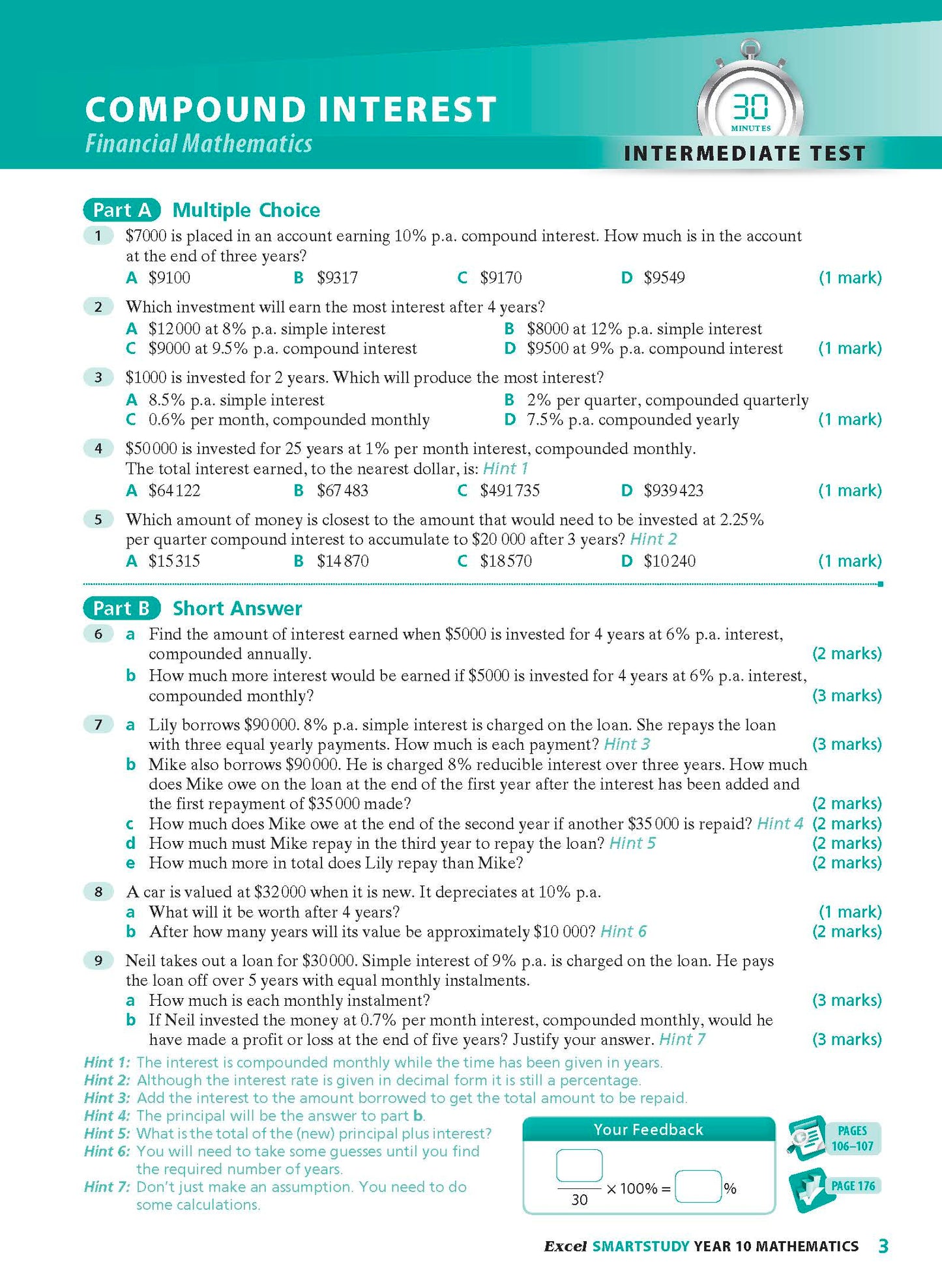 Excel SmartStudy - Mathematics Year 10