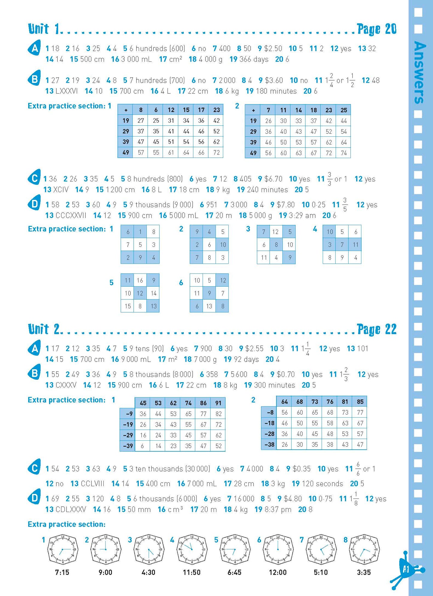 Excel Basic Skills - Mental Maths Strategies Year 5