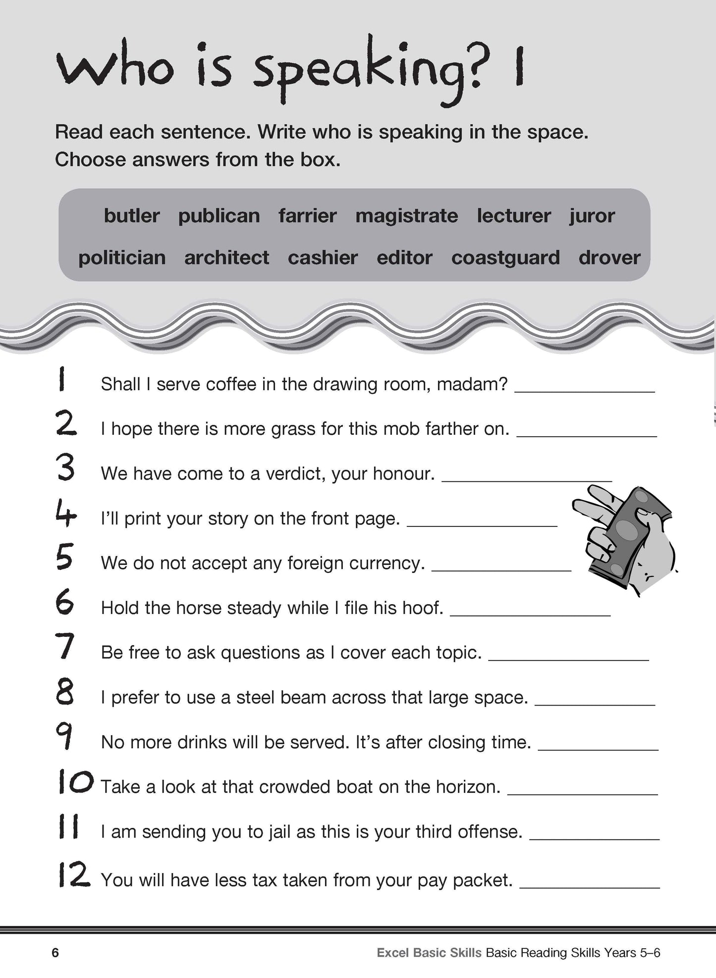 Excel Basic Skills - Basic Reading Skills Years 5-6