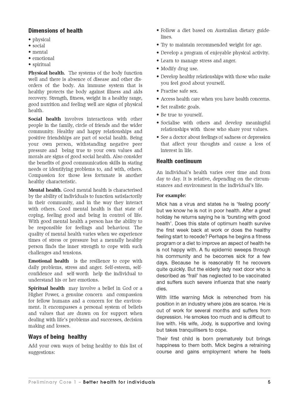 Excel HSC Year 11 and 12 PDHPE Study Guide