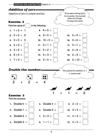 Excel Basic Skills - Addition and Subtraction Years 3-4